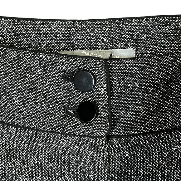 Ann Taylor Margo Pants Size 8 Gray Womens Wool Silk Blend Lined Stretch 32X28 - Picture 4 of 6